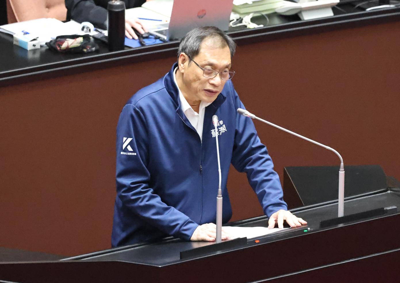 國民黨立委蘇清泉擔任屏東東港安泰醫院榮譽院長，該院去年10月3日發生嚴重火警釀9死，他獲緩起訴。資料照片／林啟弘攝