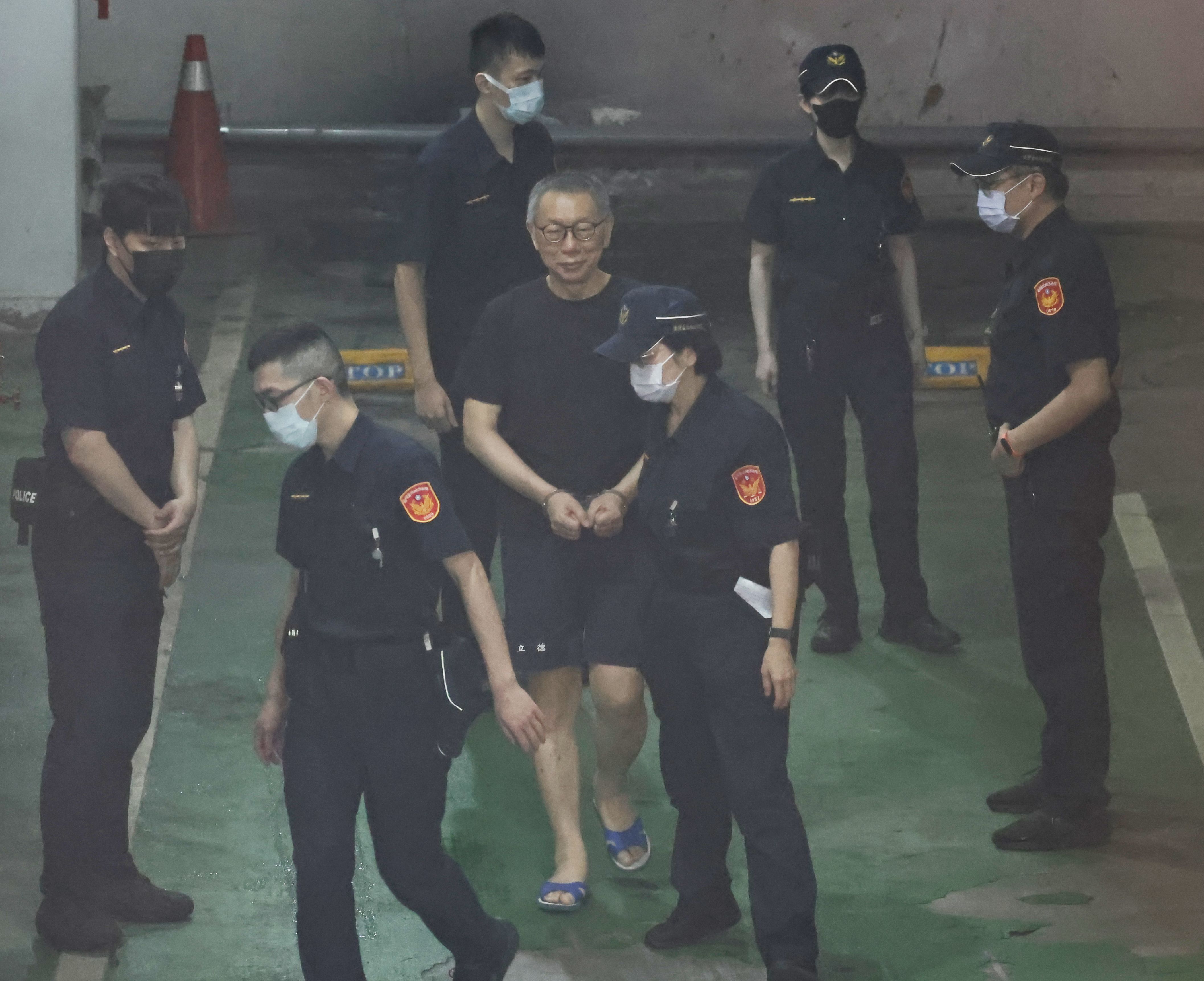 柯文哲7日因京華城案出庭，在休庭時飆罵檢察官。資料照片／林啟弘攝