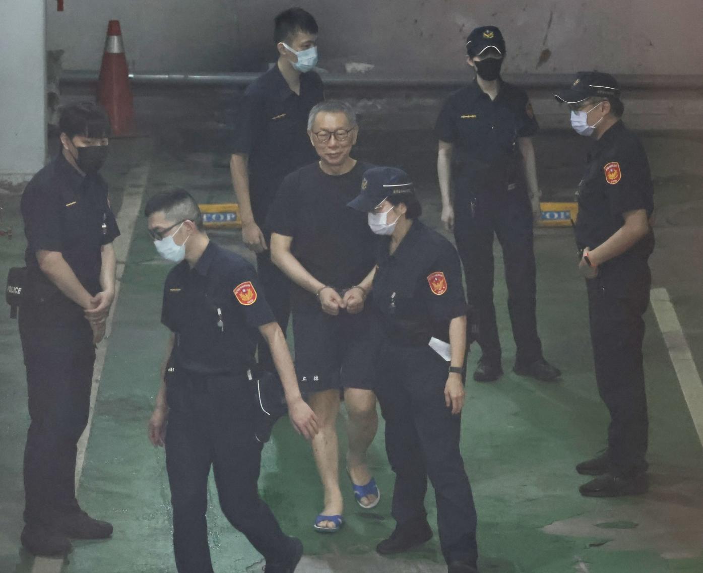 柯文哲7日因京華城案出庭，在休庭時飆罵檢察官。資料照片／林啟弘攝