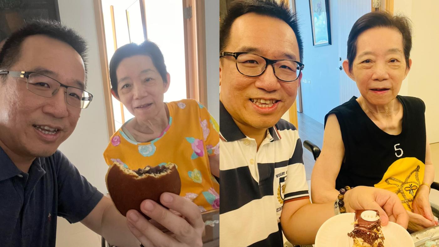 陳致中常在臉書分享與母親吳淑珍互動照片。翻攝陳致中臉書