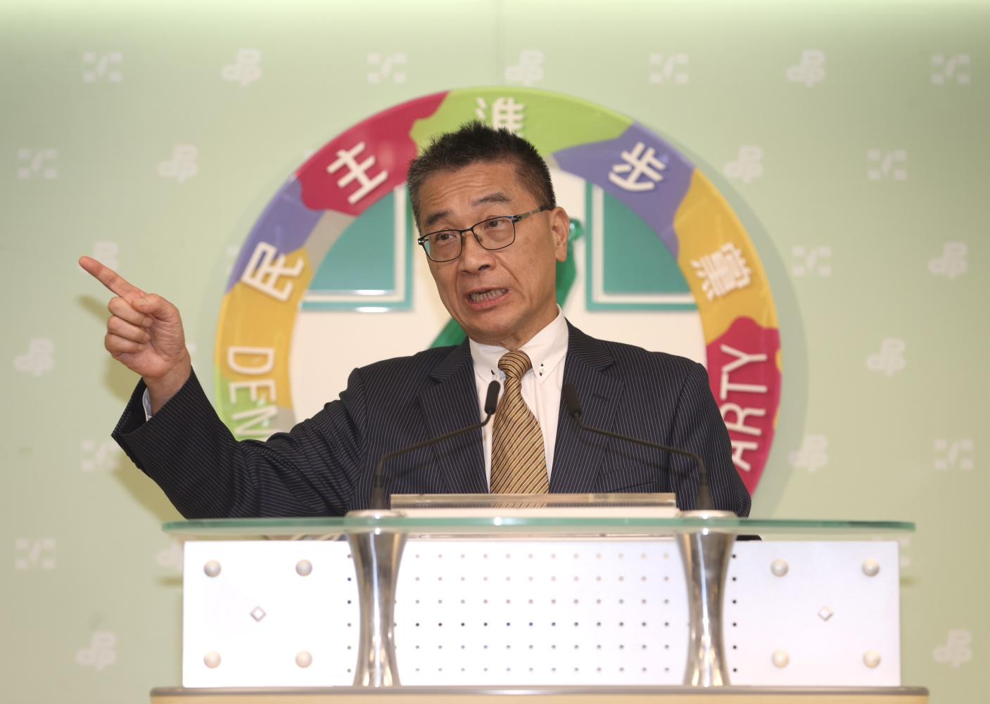 前內政部長徐國勇接任黨秘書長，25日上任。林啟弘攝