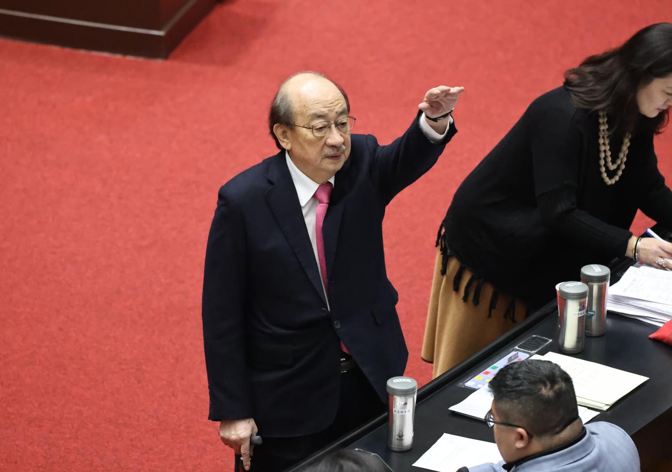 大罷免失利後，民進黨立院黨團總召柯建銘成主要檢討對象。資料照片／林啟弘攝