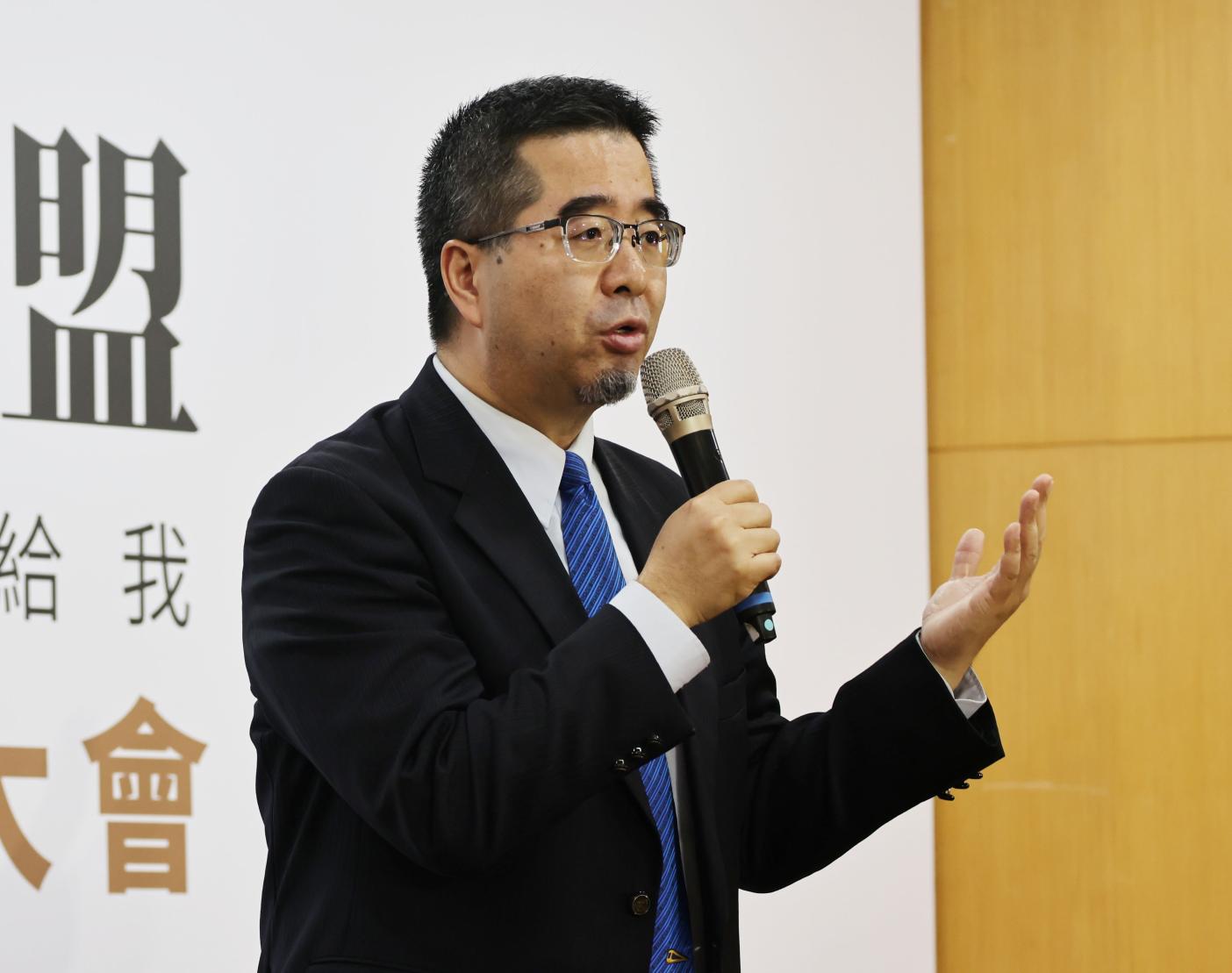 馬英九基金會執行長蕭旭岑28日表示，強調馬英九絕對不可能參選國民黨主席。資料照片／林啟弘攝