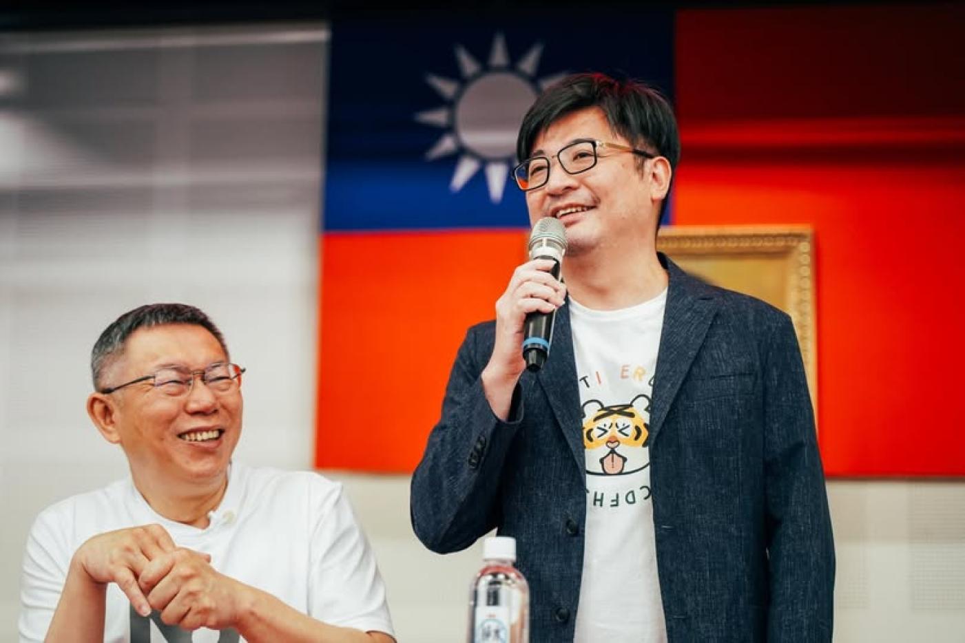 彰化縣議長謝典林8月27日表態參選國民黨主席，今在臉書發文指「藍白合」是現階段在野黨制衡民進黨政府的唯一武器。翻攝謝典林臉書