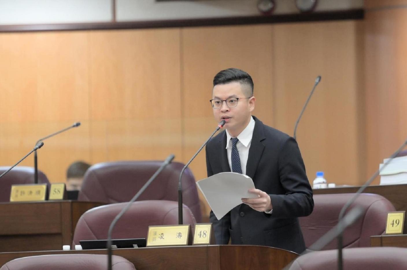 國民黨桃園市議員凌濤8日表示，柯文哲獲交保之後，賴政府下一步應釋放國民黨黨工，還給台灣司法乾淨空間。翻攝凌濤臉書