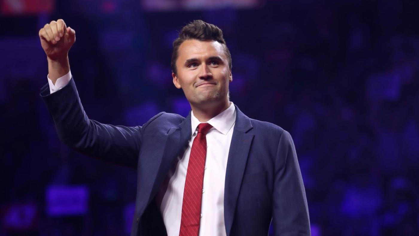 美國總統川普盟友柯克（Charlie Kirk）在猶他州一所大學演講遭槍擊身亡。翻攝Charlie Kirk臉書
