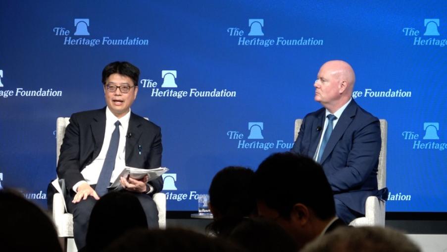 華府智庫演講　邱垂正：北京武力併台將引發骨牌效應