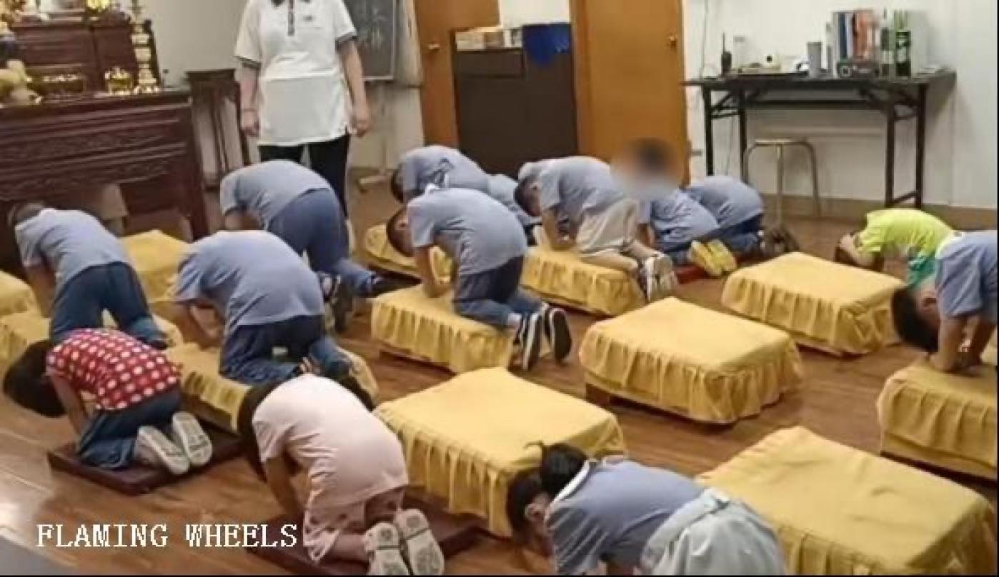 一貫道在台灣是合法宗教，但在中國卻被中共官媒定性為邪教組織，圖為中國警方查獲的一貫道場所。翻攝網路