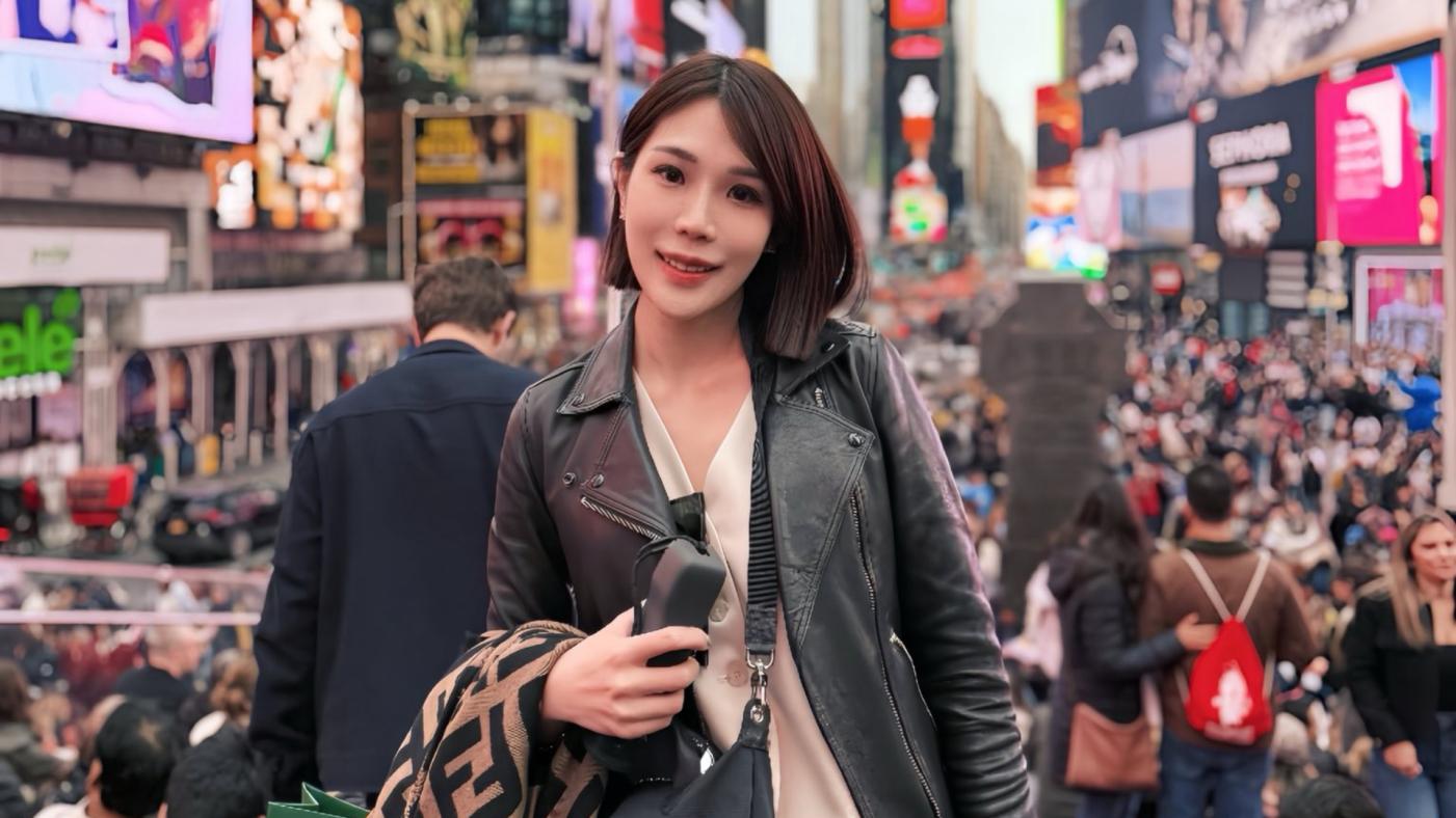 馬郁雯傳出辭去三立記者一職，準備投入北市議員初選。翻攝馬郁雯臉書