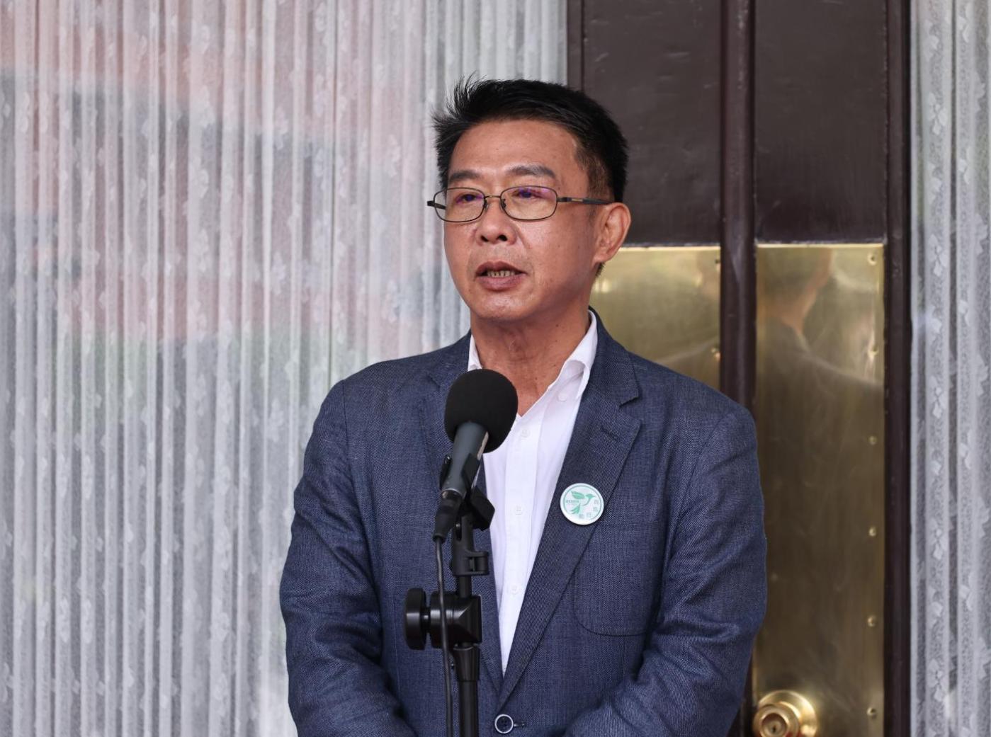 民進黨立委許智傑在臉書發文跟進卓榮泰，將不會領取1萬元普發現金。資料照片／林啟弘攝