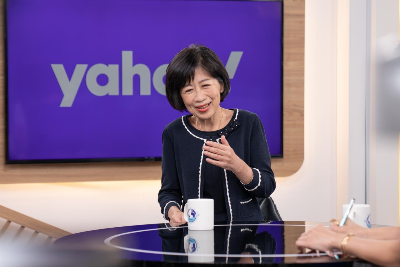 台北市前市長柯文哲的妻子陳佩琪接受專訪時表示曾和先生討論選區域立委，柯文哲受訪時表示陳佩琪不會去選的。Yahoo TV提供