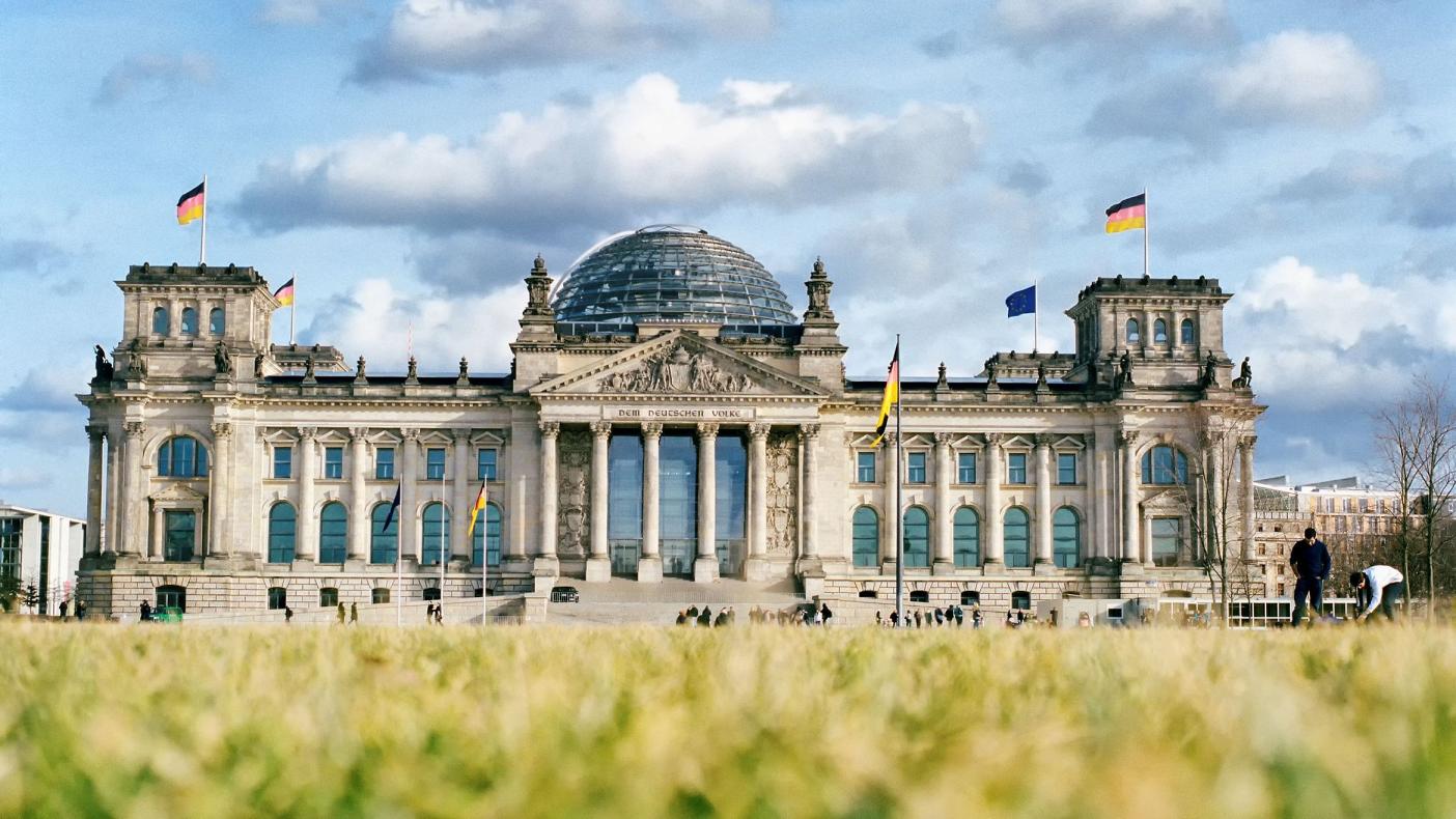 德國國會外觀照片。翻攝德國國會網站