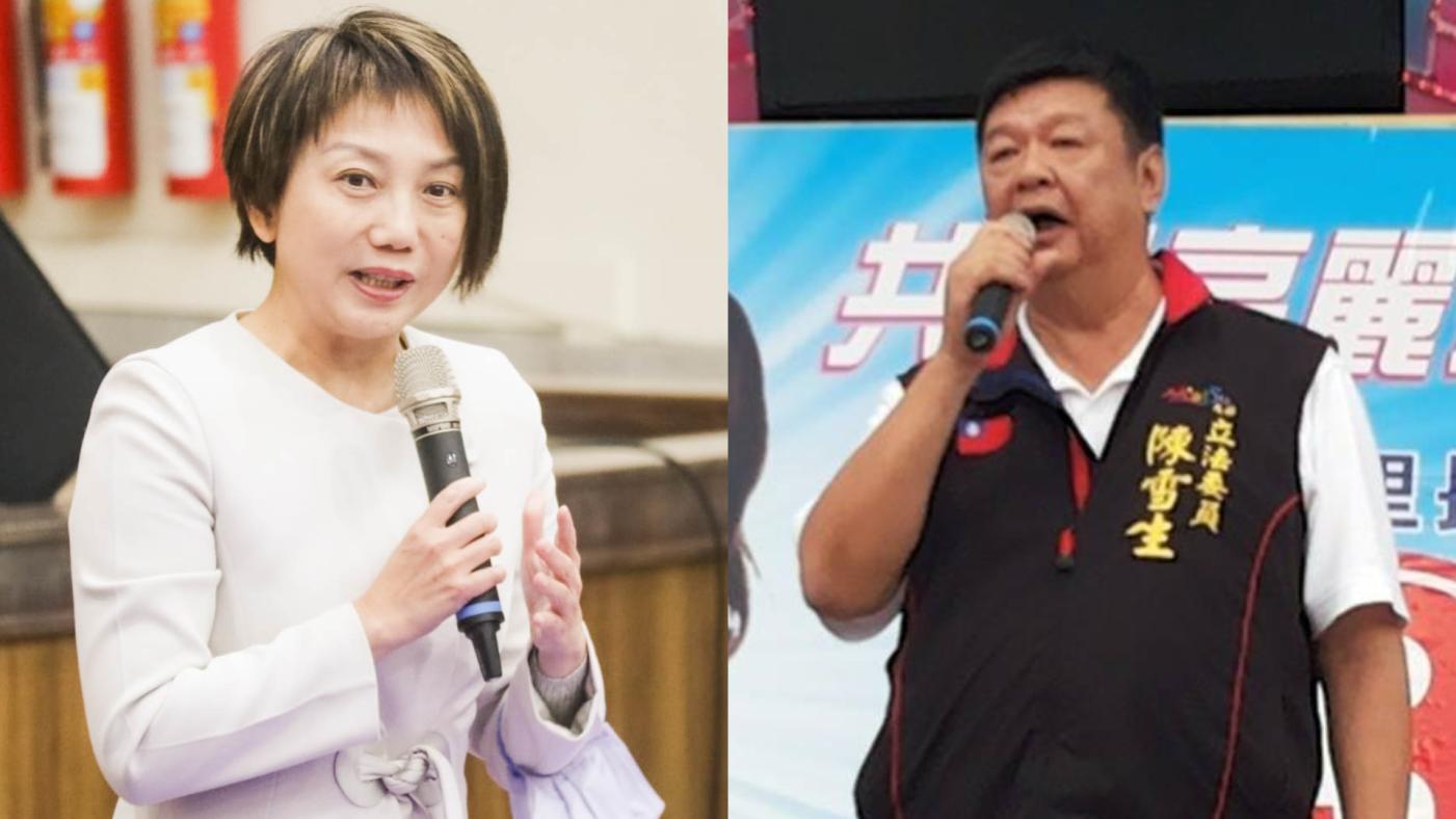 台北地方法院二審判決，陳雪生（右）賠償范雲（左）8萬元確定。翻攝兩人臉書