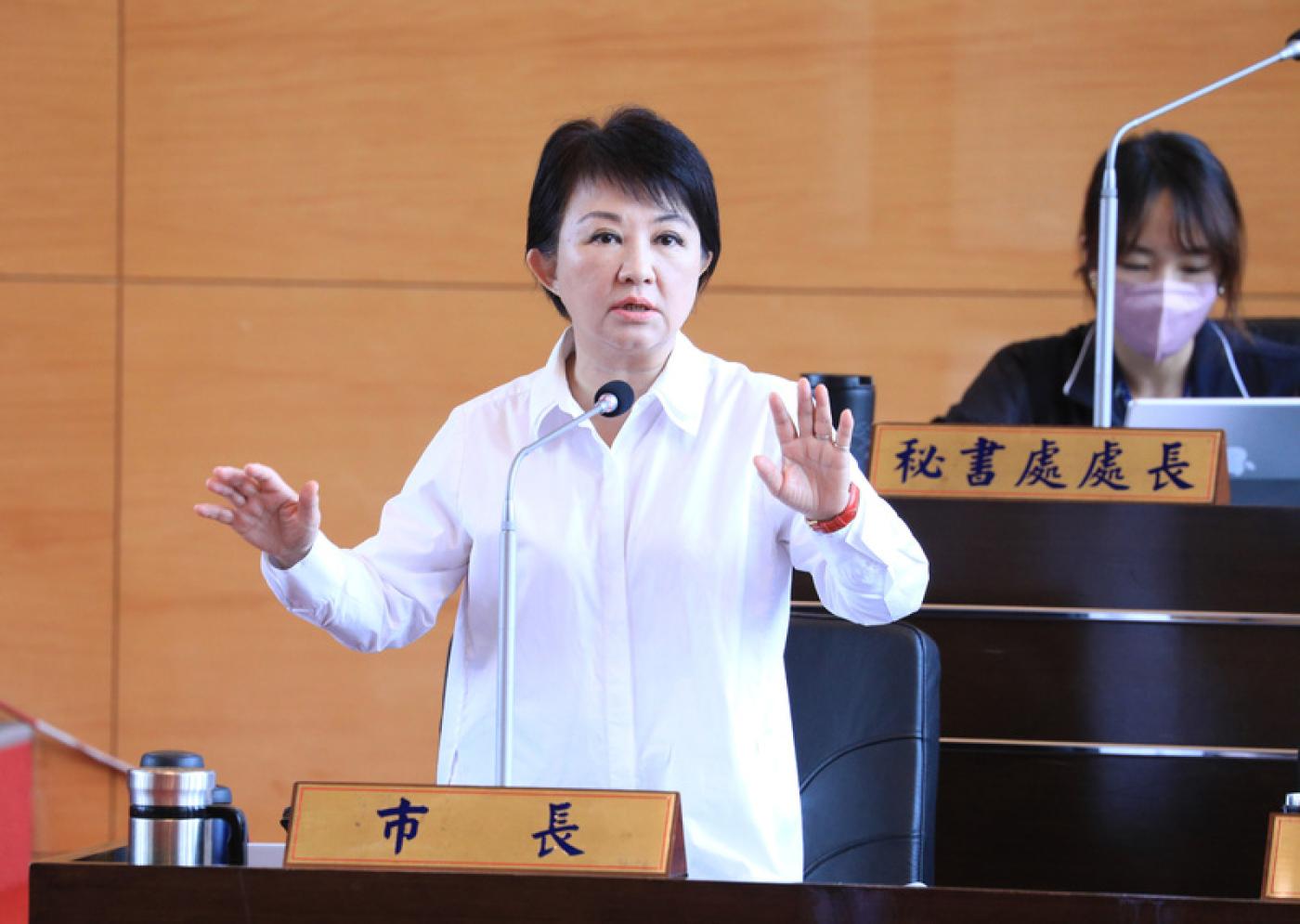 台中市長盧秀燕曝當上市長後曾遇到性騷擾。中央社
