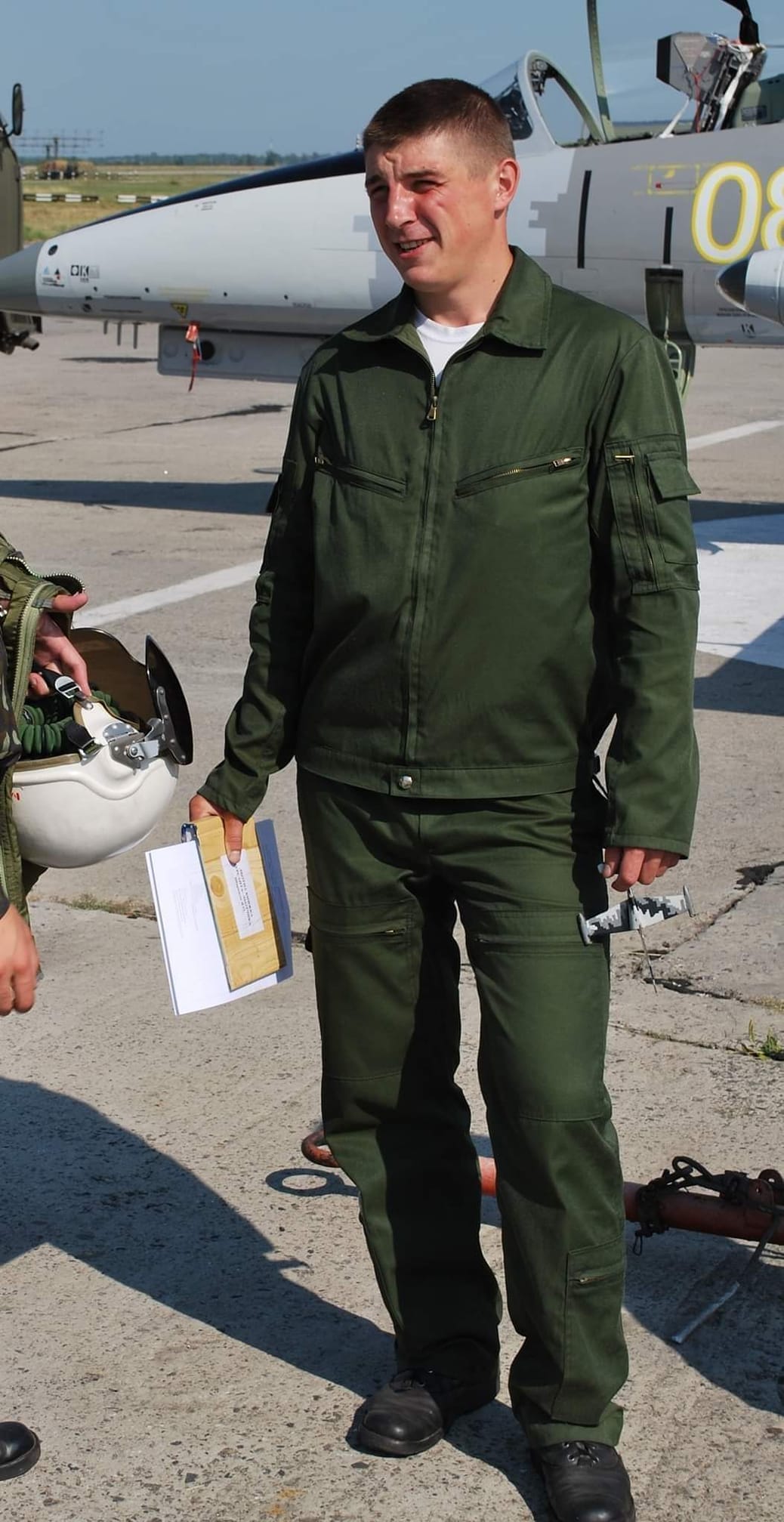 烏克蘭空軍少校塔拉巴爾卡。  翻攝烏克蘭空軍司令部臉書