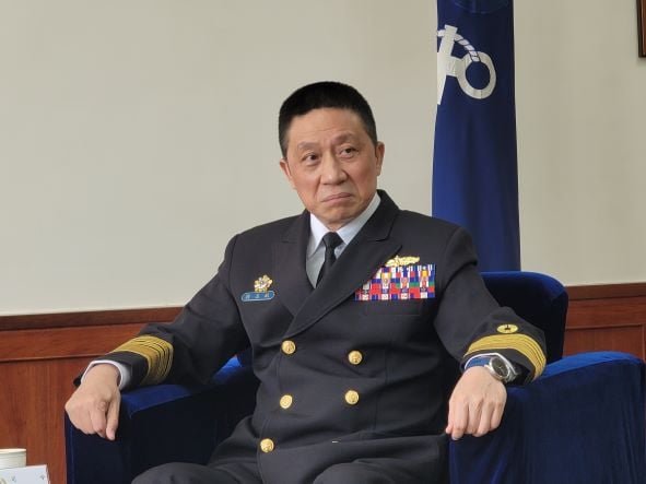 海軍司令劉志斌上將。資料照片