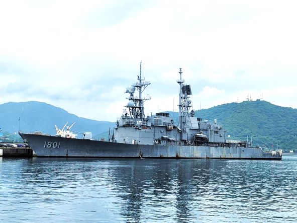 基隆級艦軍是海軍第二艘染疫軍艦。資料照片