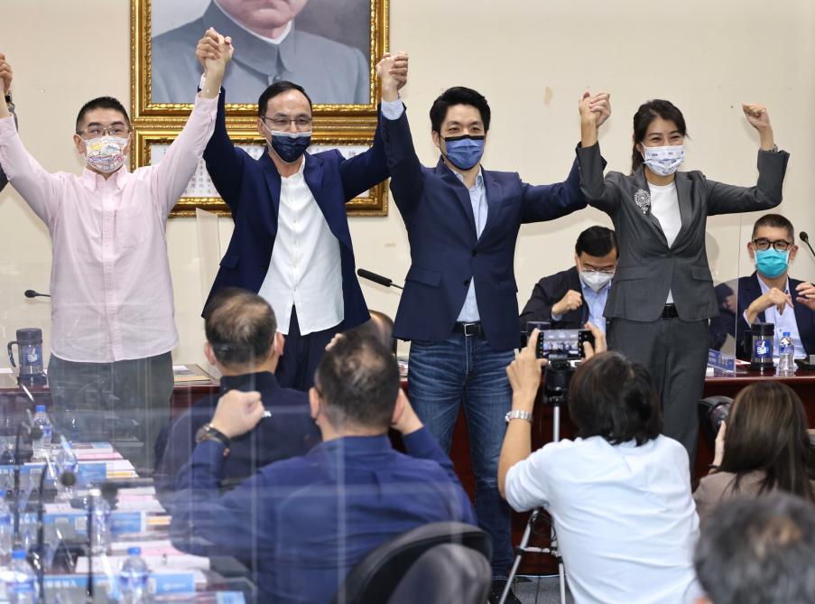 國民黨提名蔣萬安、許淑華與謝國樑出馬征戰　蔣誓言「讓藍天再現」