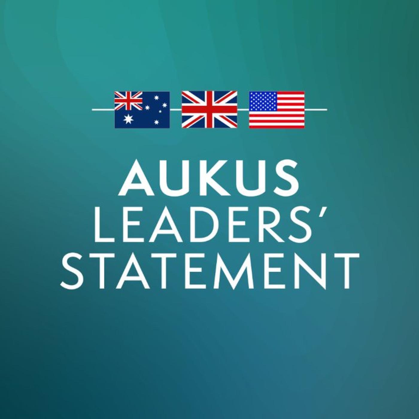 英國政府5日公布美英澳「三方安全夥伴關係」聲明，將共同發展極音速武器。翻攝唐寧街十號推特@10DowningStreet